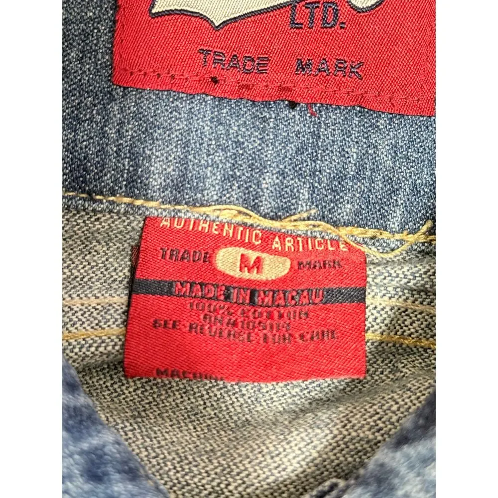 RARE Shady Limited Vintage Y2K Denim Jacket - 8 Mile Eminem Slim Shady - Medium